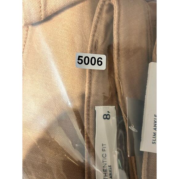 NWT J.Jill Sz 8P Denim Vicuna Tan Authentic Fit Cotton Slim Ankle Jeans - Picture 9 of 9